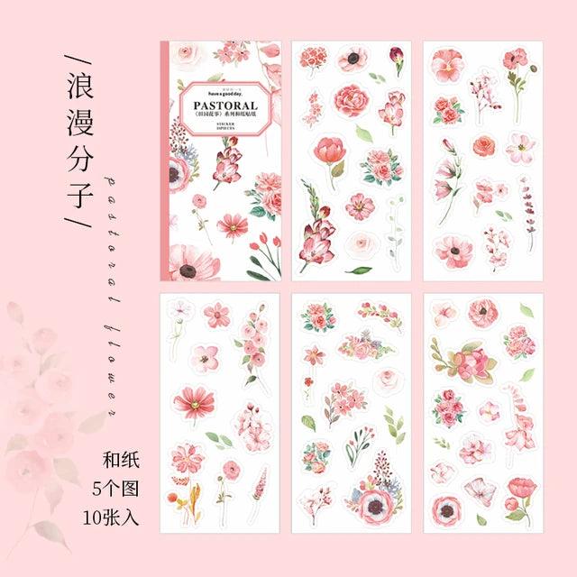 Flower Washi Sticker Book - Journal Carnival