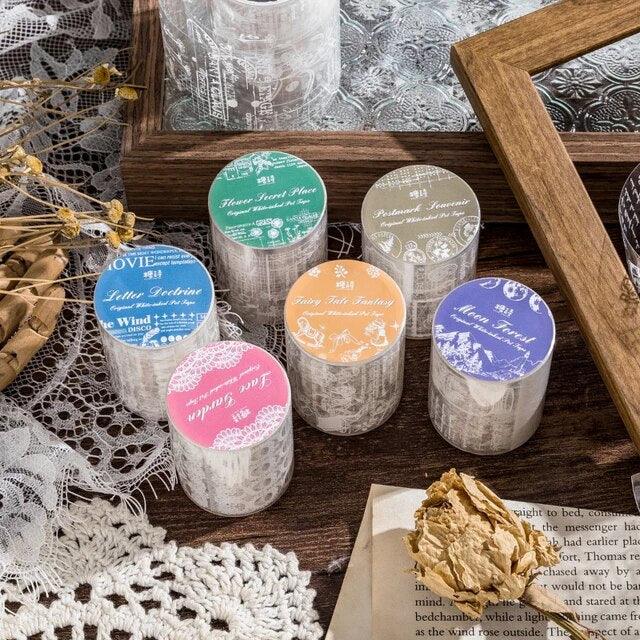 White Fog Floating Series Pet Tape - Journal Carnival