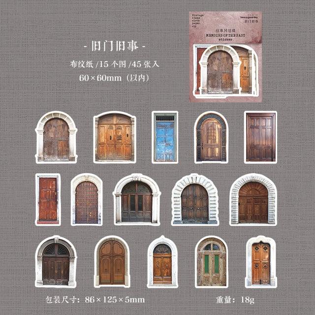 Memories of the past Series Stationery Stickers - Journal Carnival