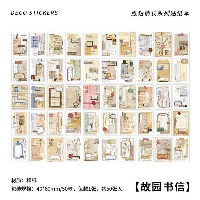 Sticker Design Srabook Vintage Scrapbook Sticker Book