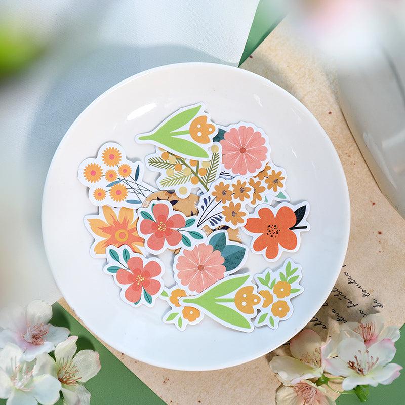 Flower Stickers - Journal Carnival