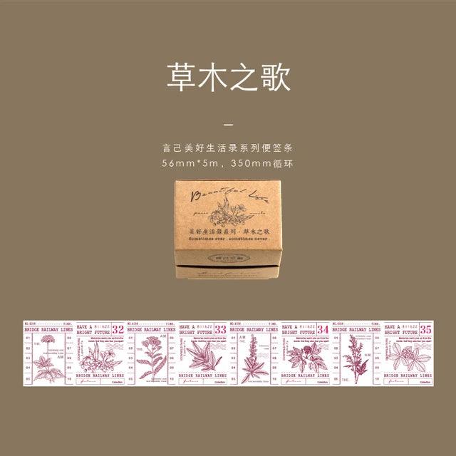 Memo Note Series Washi Tape - Journal Carnival
