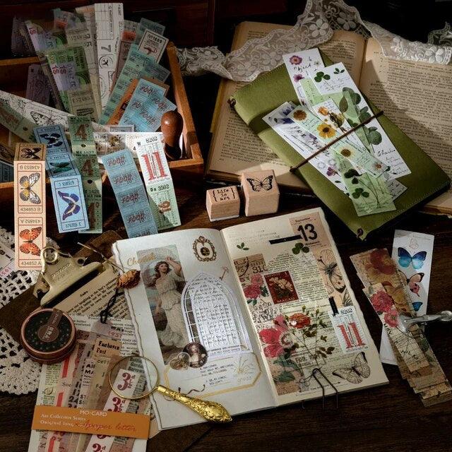 Vintage Long stripe Sticker - Journal Carnival