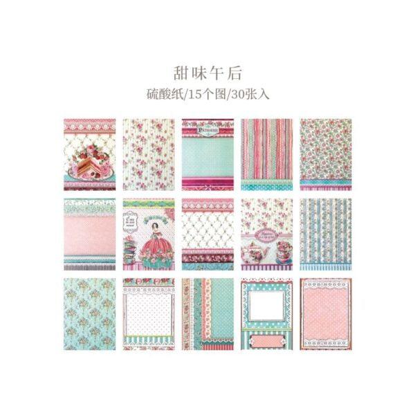 Floral Vellum Paper Book - Journal Carnival