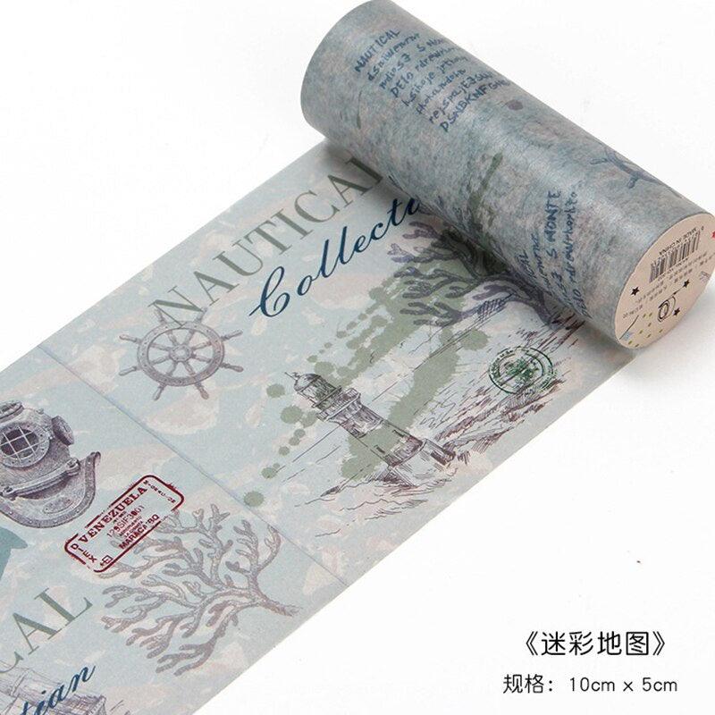 Vintage Postmark Posters Style Washi Tape - Journal Carnival