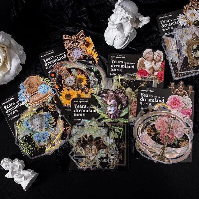 Vintage Flower Elfin Pet Sticker - Journal Carnival