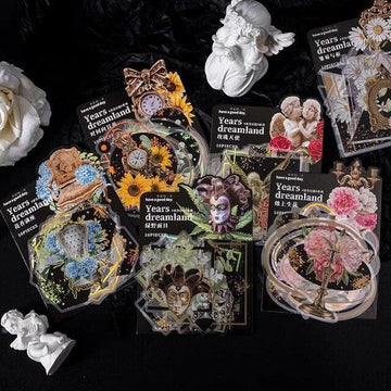 Vintage Flower Elfin Pet Sticker - Journal Carnival