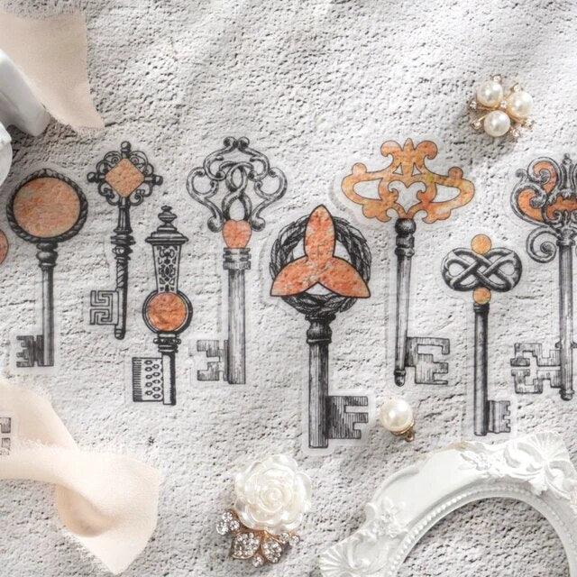 Vintage Art Crystal stickers - Journal Carnival