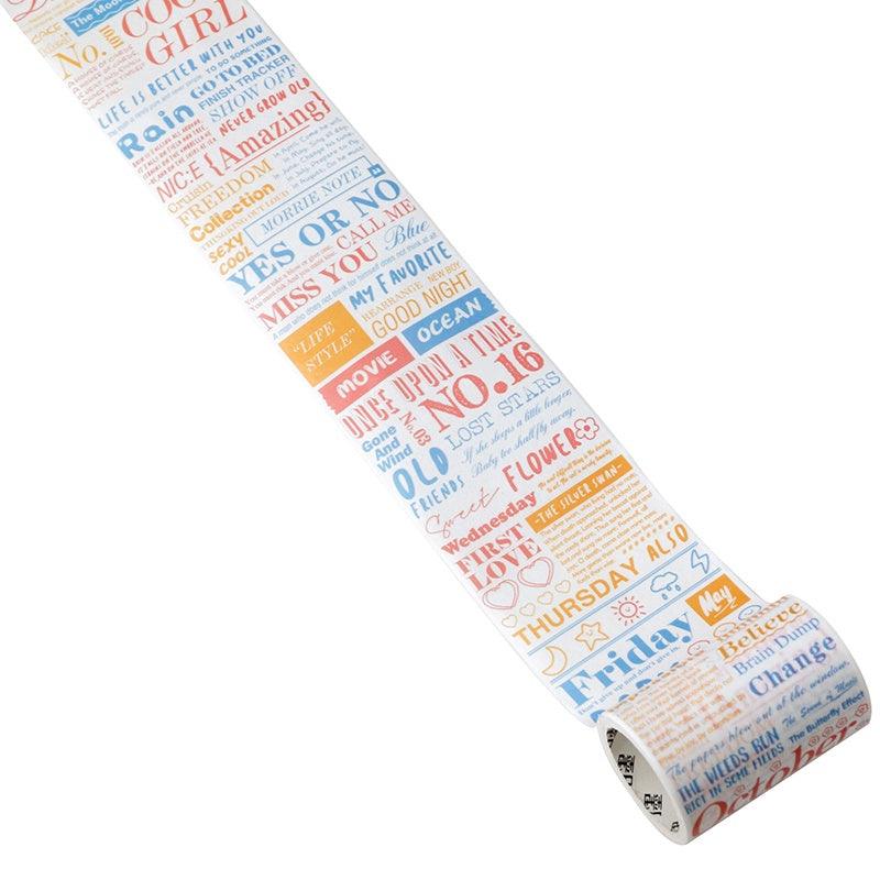 Text life style Series Washitapes - Journal Carnival