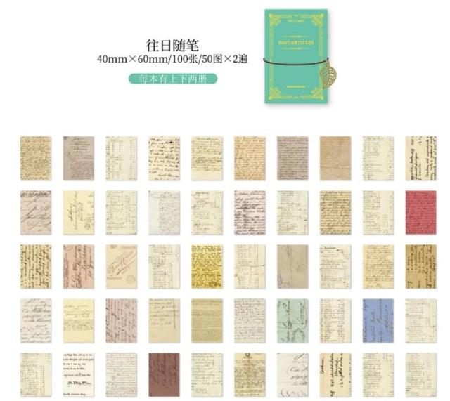 Vintage scrapbooking paper book - Journal Carnival