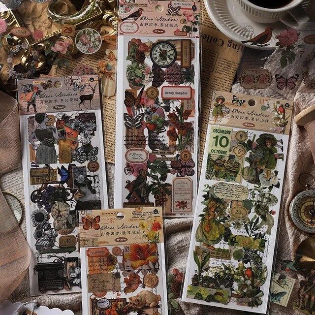Vintage Pet Journal Sticker - Journal Carnival