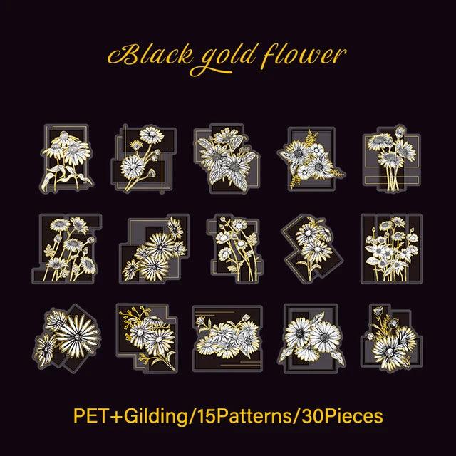 Pet Gliding Flower Stickers - Journal Carnival