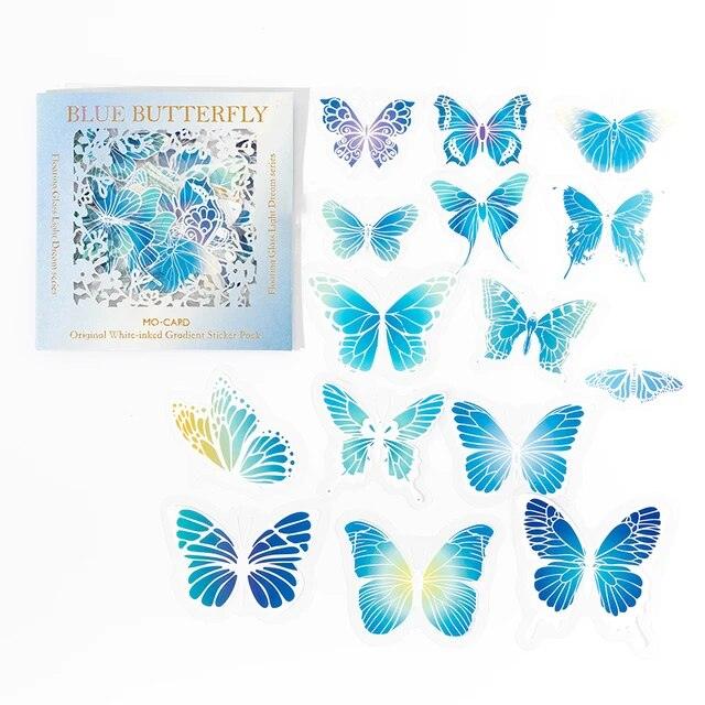 Gradient Butterfly Pet Stickers - Journal Carnival