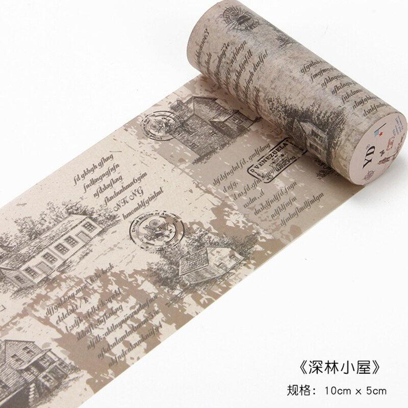 Vintage Postmark Posters Style Washi Tape - Journal Carnival