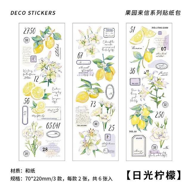 Orchid Series Scrapbook Sticker - Journal Carnival