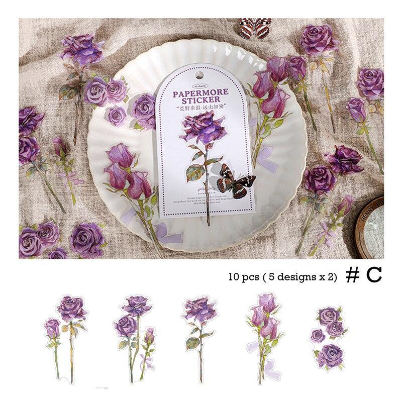 Fresh Flowers Pet Sticker - Journal Carnival