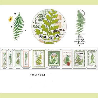 Vintage Natural Plants Washi Tape - Journal Carnival