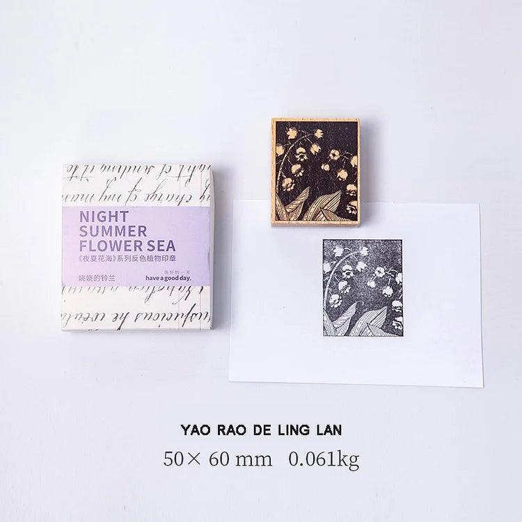 Vintage Wooden Stamp - Journal Carnival