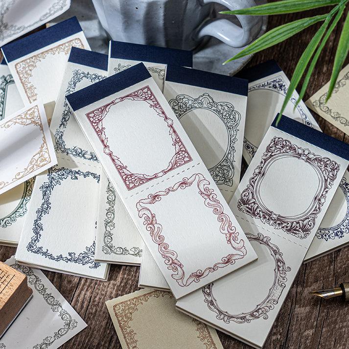 Retro Baroque Art Memo pads - Journal Carnival