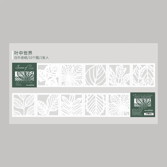 Hollow Lace Folded Card Paper - Journal Carnival