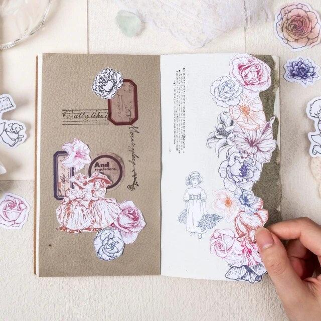 Flower Travel Series Sticker - Journal Carnival