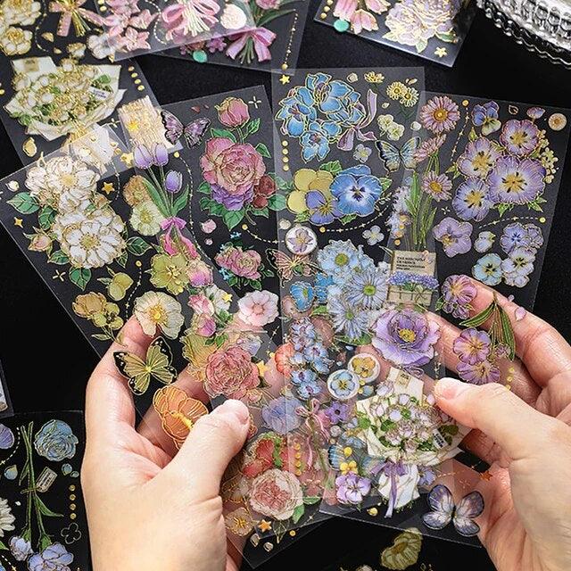 Pet flower bronzed Sticker - Journal Carnival