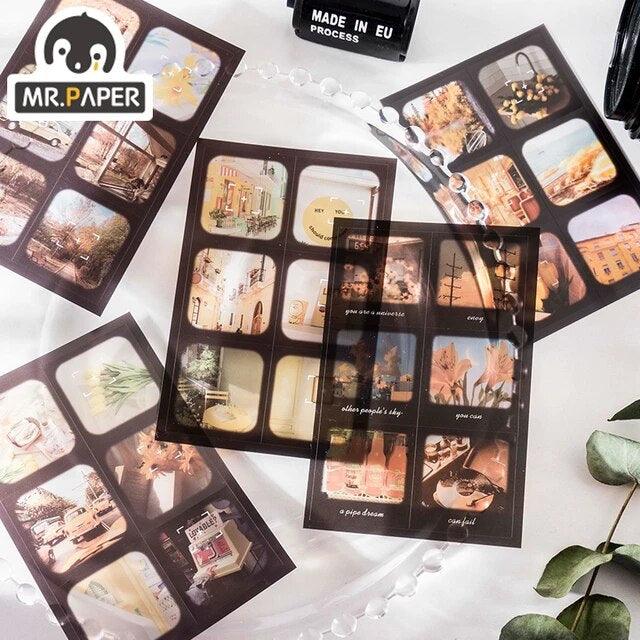 Collect Time in the lens Series Pet Stickers - Journal Carnival