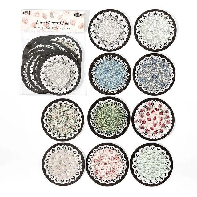 Vintage Lace Constellation Sticker - Journal Carnival