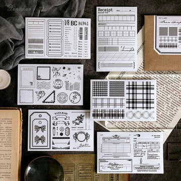 Rubber Silicone Stamps - Journal Carnival