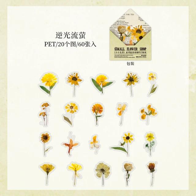 Small Flower Shop Series Pet Sticker - Journal Carnival