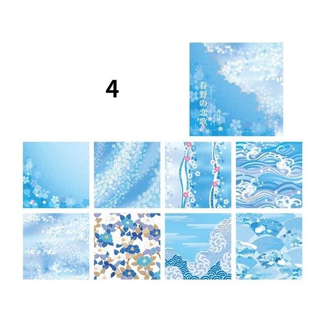 Japanese Flowers Series Scrapbook Paper - Journal Carnival