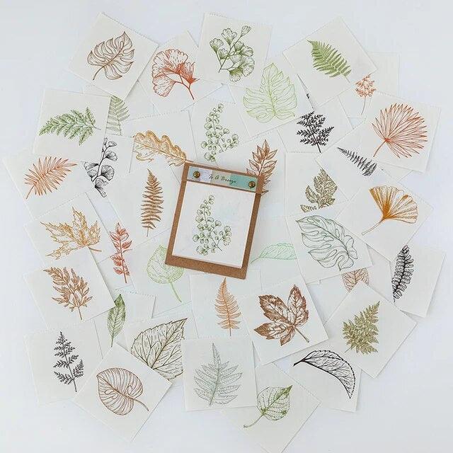 Retro message material paper pad - Journal Carnival
