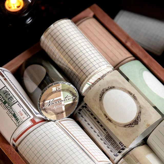 Memo Classic Border Label Pet Tapes - Journal Carnival
