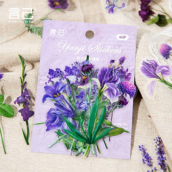 Decorative Flower Stickers - Journal Carnival