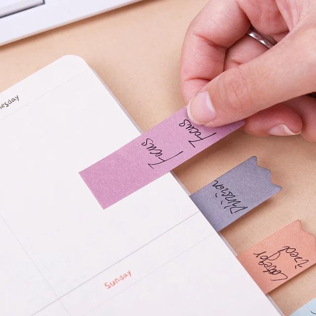 Gradient Adhesive Scrapbooking Paper Sticky Notes - Journal Carnival