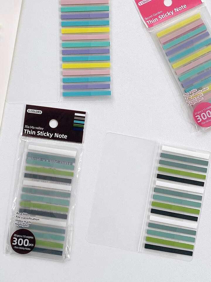 Transparent Highlighter Sticky Notes - Journal Carnival