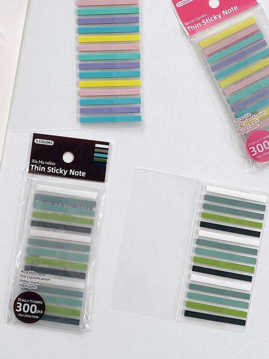 Transparent Highlighter Sticky Notes