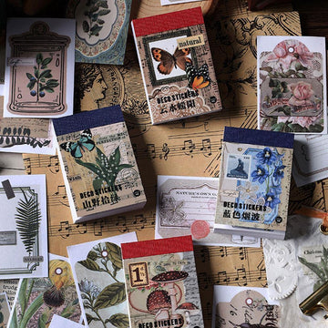 Vintage Washi Sticker Book - Journal Carnival