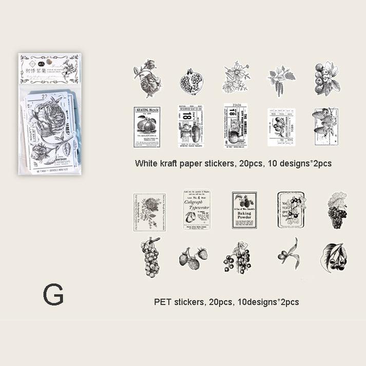 Four Seasons Collection Stickers - Journal Carnival