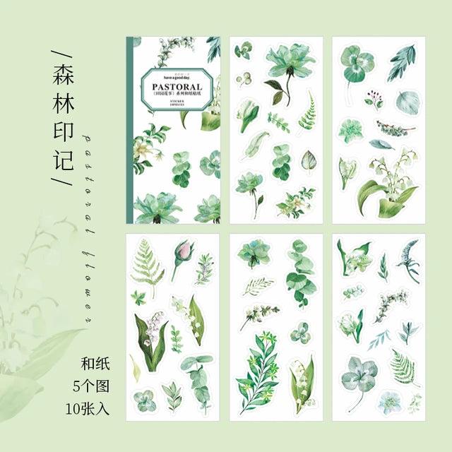 Flower Washi Sticker Book - Journal Carnival