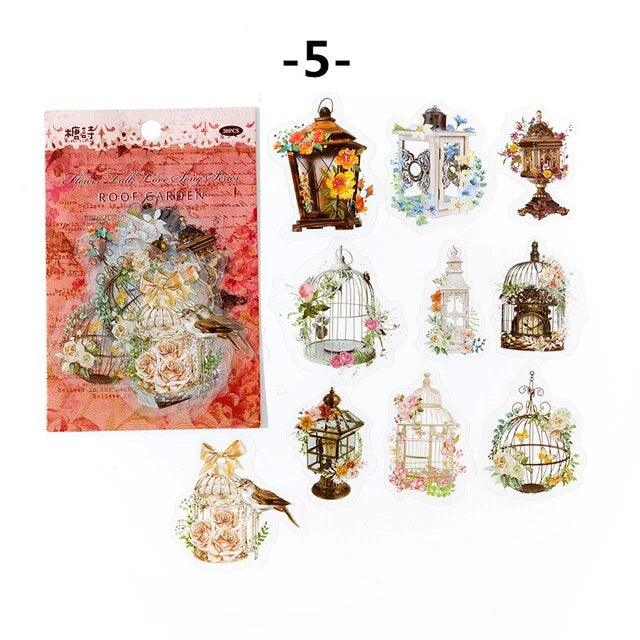 European Vintage Creative Pet Stickers - Journal Carnival