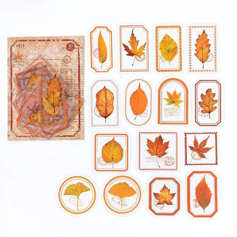 Flower in the Mist Series Pet frame stickers - Journal Carnival