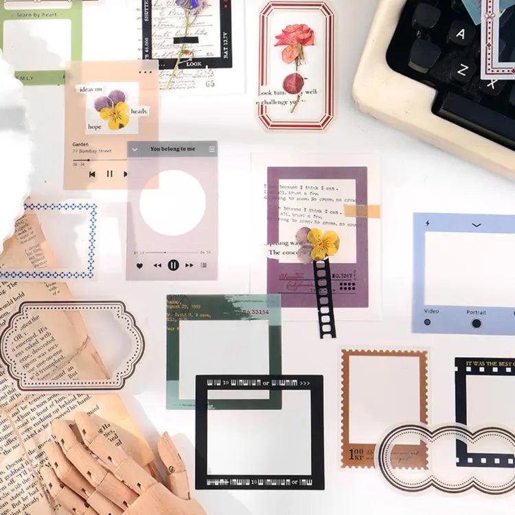 Pet Ephemera Frame Stickers - Journal Carnival