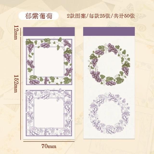 Flower Language Series Memo Pad - Journal Carnival