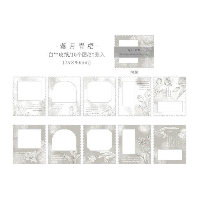 Hallow Frame Scrapbooking Paper - Journal Carnival