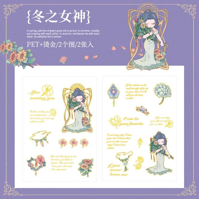 Forest Fairy Series Stickers - Journal Carnival