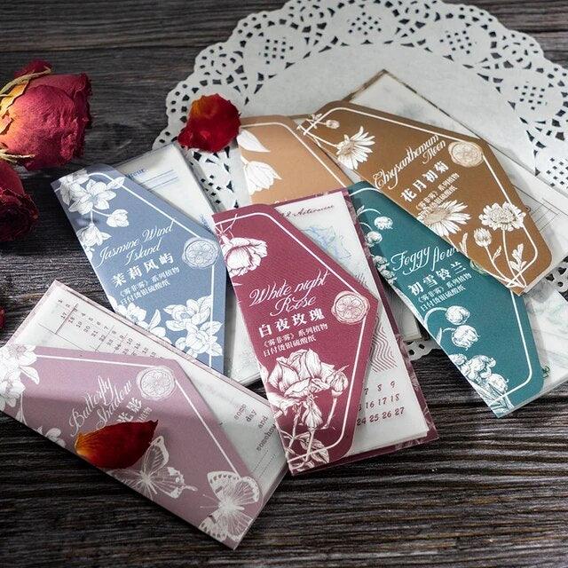 Vintage sulphuric acid Vellum paper - Journal Carnival