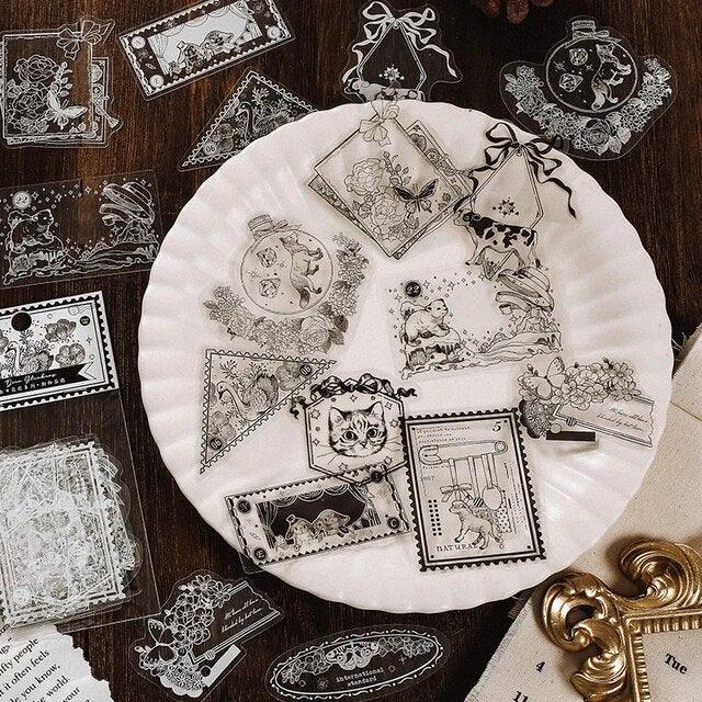 Retro Antique Pet Sticker - Journal Carnival