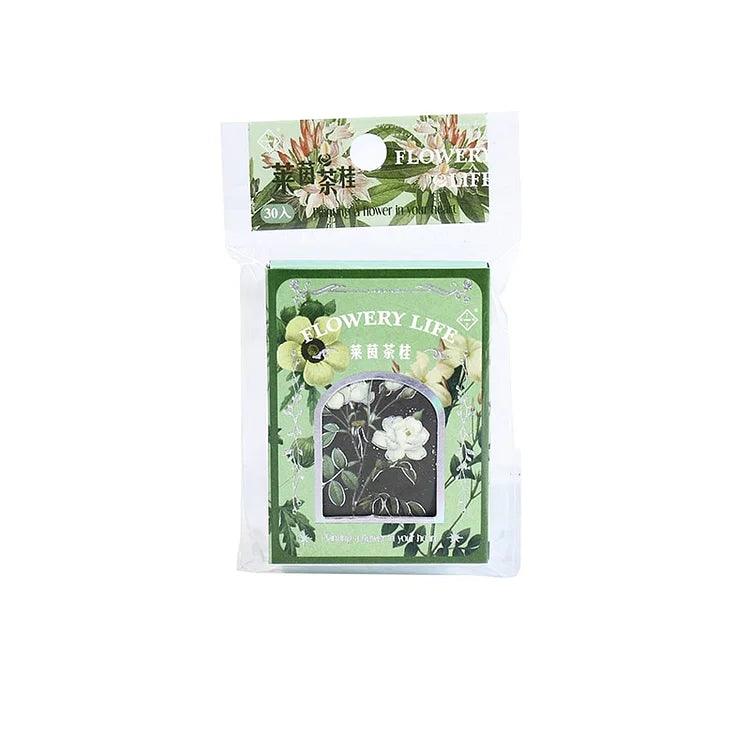 Washiflower sticker box - Journal Carnival