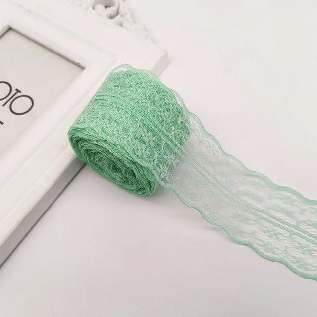 Colorful Lace Fabric Ribbon - Journal Carnival